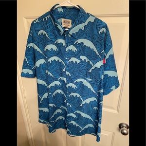 RSVLTS KUNUFLEX WAVES Button Down XXL